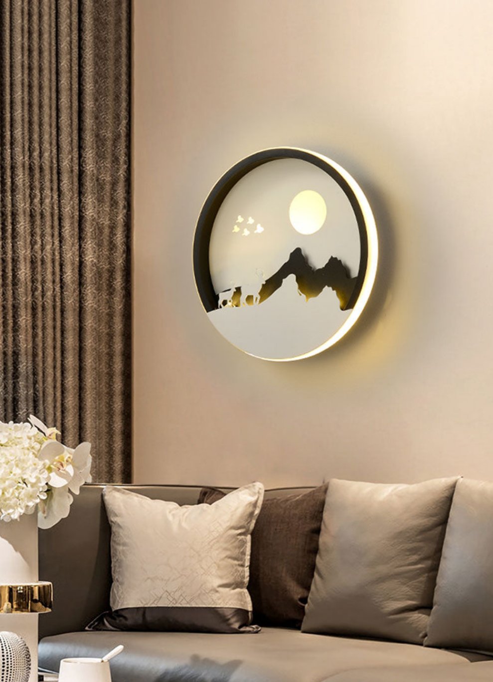 FINAL LED Chines Mural Wall Lamp