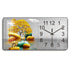 FINAL Rectangular Landscape Crystal Porcelain Clock Wall Hanging