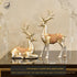 Standing Disk - Modern Luxury Resin Lucky Deer and Decorative Standing Disk Set