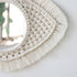Handloom Wall Decor -  Mirror Boho Woven Mirror Tapestry