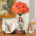 Ceramic 3PC Vases/ Jars set  With Ceramic Plate