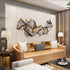 Metal Wall Art - Modern Light Luxury Living Room Wall Decoration