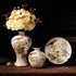 Ceramic 3PC Vases/ Jars set  With Ceramic Plate