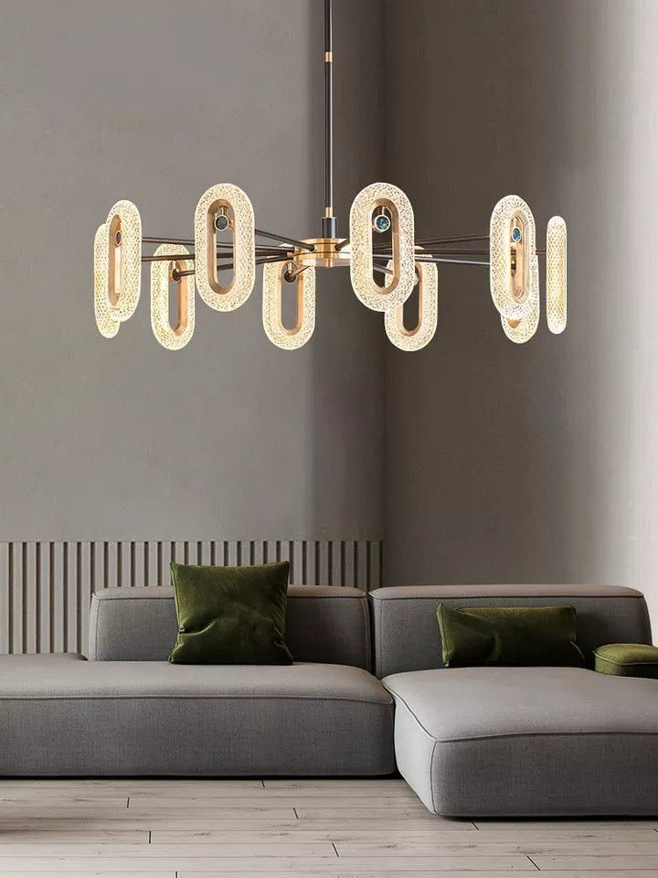 Light  - Oval Crystal Pendant Lamp