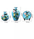 Ceramic 3PC Vases/ Jars set  with Ceramic Plate