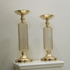 Candle Holders - Gold Candle Holders Flowers Vase Decoration