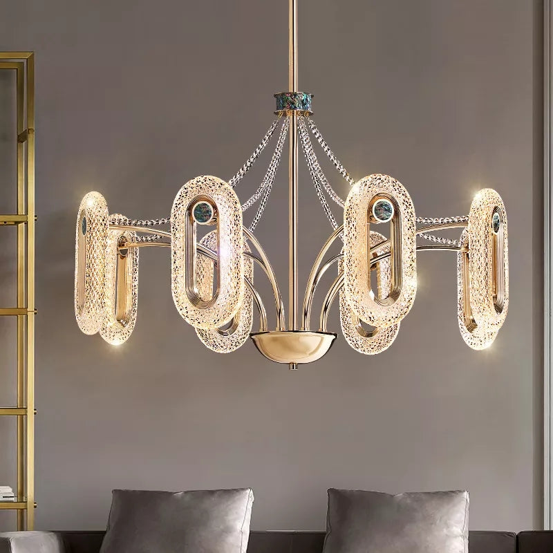 Light  - Oval Crystal Pendant Lamp