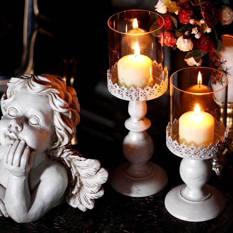 Candle Holders - Garden Vintage Candles Table decor