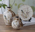 Ceramic 3PC Vases/ Jars set  With Ceramic Plate