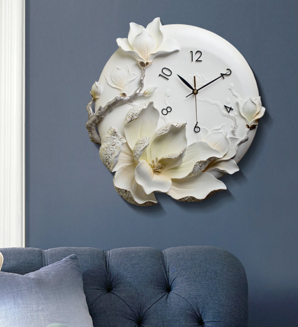 Resin Clock Wall Art