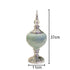 Luxury Ornament / Vases - Ice Crack Texture Ceramic Vases Metal Base Porcelain Vase Decoration