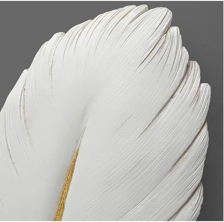 Resin Wall Art - Luxury Feather Resin Wall Decoration