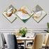 Canvas Landscape Different Shapes 3 PC set Food and Drinks designs