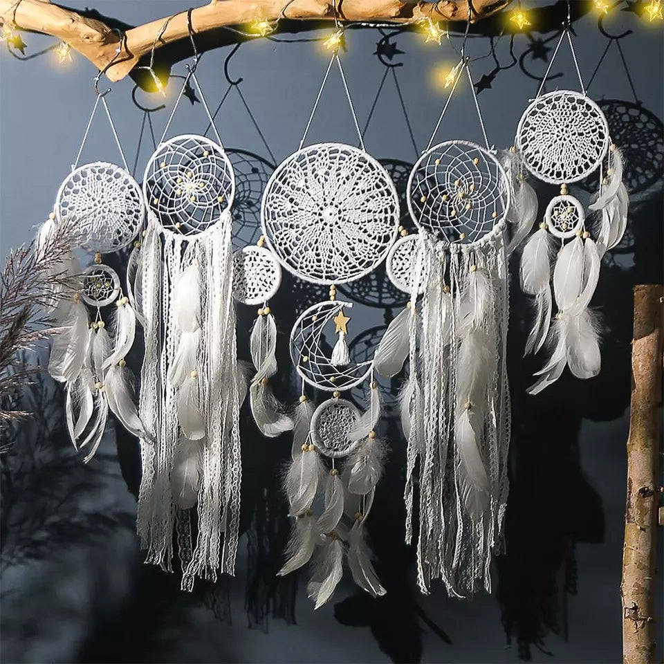 Dream Catcher -  5pcs/set handmade Feathers Dreamcatcher