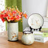 Ceramic 3PC Vases/ Jars set  With Ceramic Plate