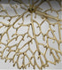 Metal Wall Art -  Background Wall Decoration Simulation Pond Goldfish Lotus Leaf Coral Golden Decoration