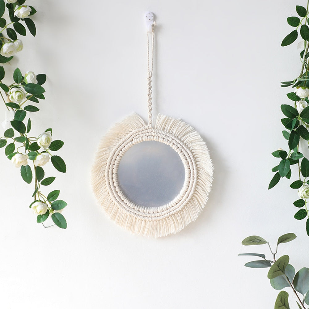 Mirror - Handmade Woven Mirror Tapestry
