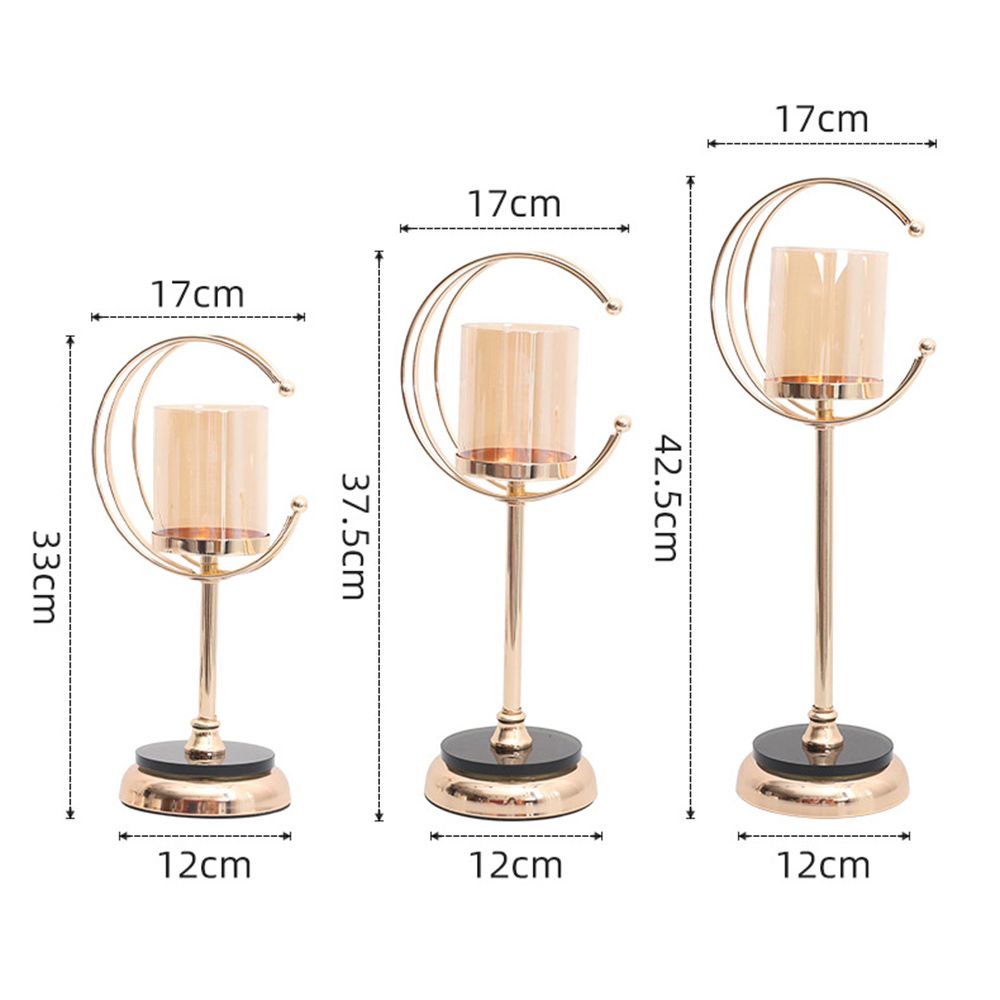 Candleholders  - Half Circle Design