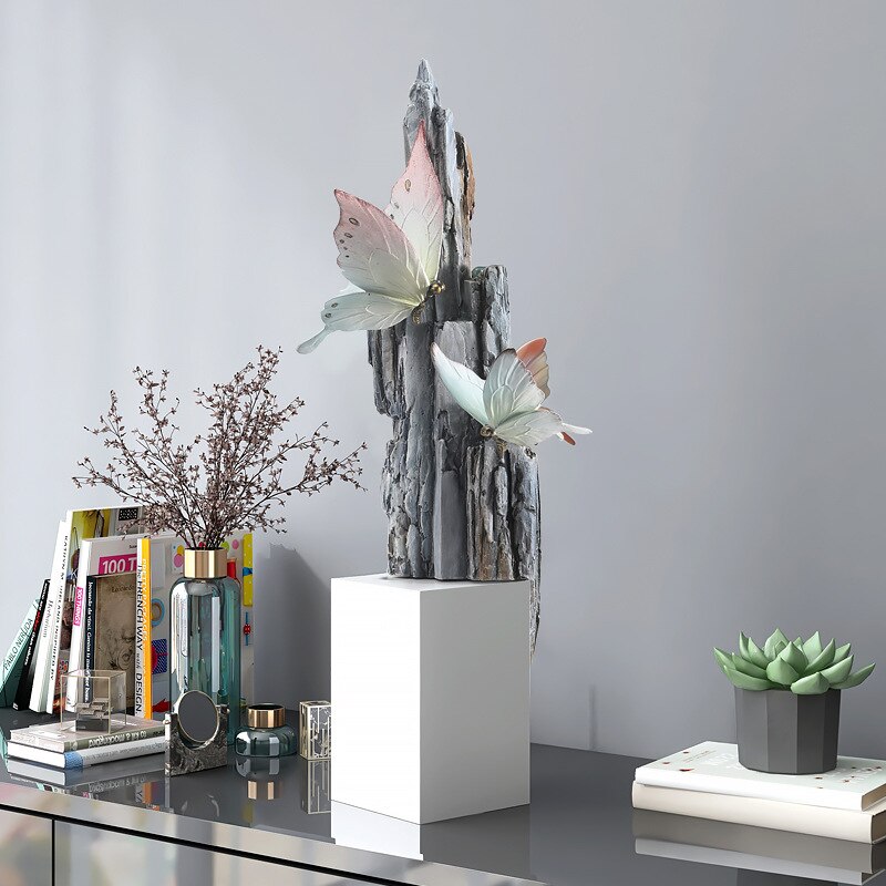 Ornaments - Modern Creative Rockery Butterfly