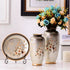 Ceramic 3PC Vases/ Jars set  With Ceramic Plate