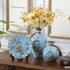 Ceramic 3PC Vases/ Jars set  With Ceramic Plate