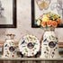 Ceramic 3PC Vases/ Jars set  With Ceramic Plate