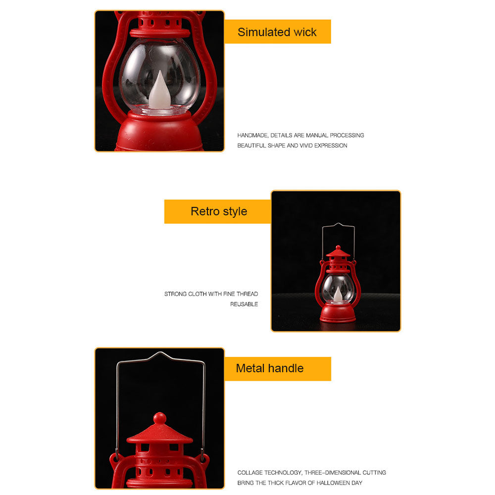 Candleholder -  Glass Cover Lantern Candelabra Kerosene Lamp