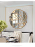 Mirror  -Makeup Wood Wall Mirror Art Aesthetic Large Round Mirror