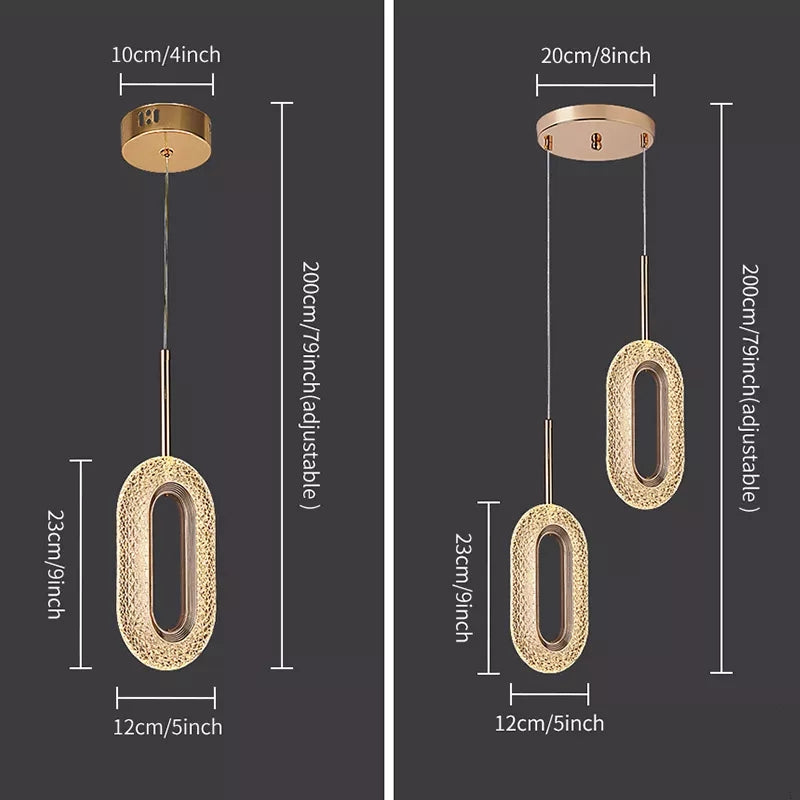 Light  - Pendent Light - Oval Design