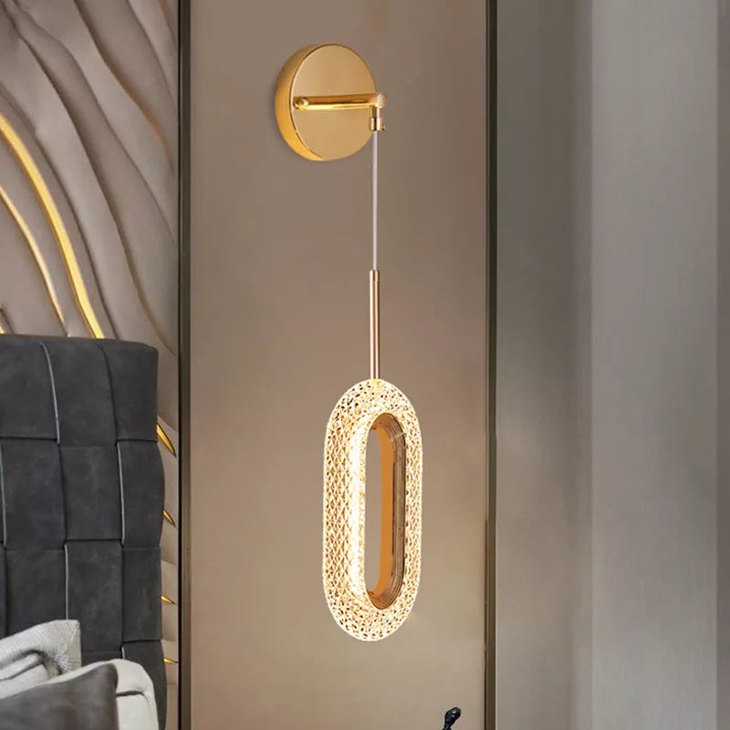 Light - Wall Lamp - LED Wall Lights Gold Crystal