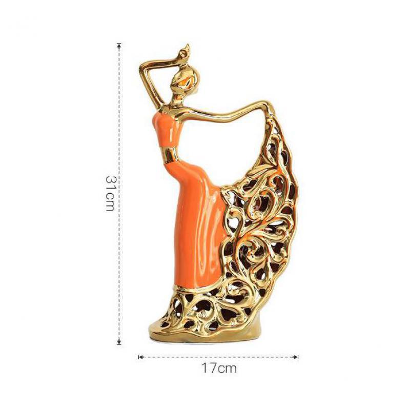 Ceramic Plate - Dancing Girls Decorative Ornaments