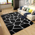 Living Room Designer Carpets - Black and White