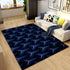 Living Room Designer Carpets - Blue Abstract designs