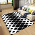 Living Room Designer Carpets - Black and White