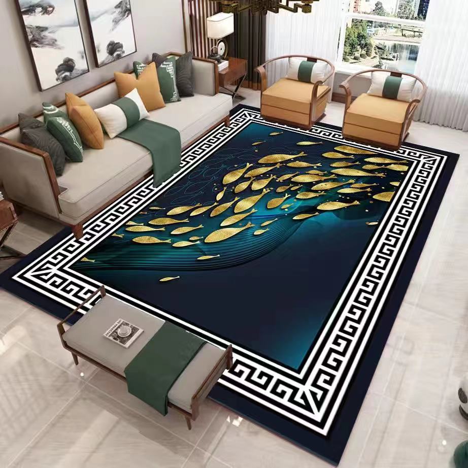 Living Room Designer Carpets - Fish