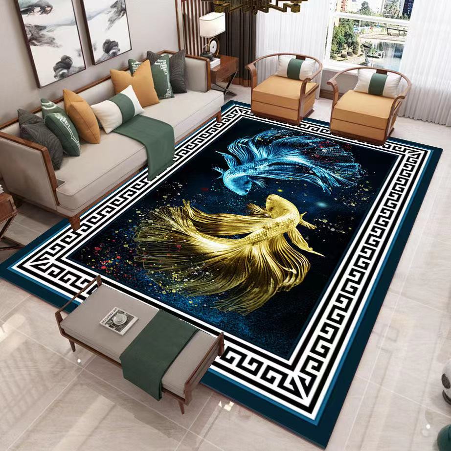 Living Room Designer Carpets - Fish Designs