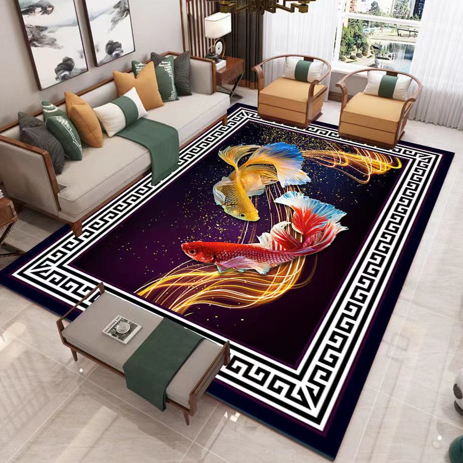 Living Room Designer Carpets - Fish Designs