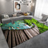 Living Room Designer Carpets - Koi Fish