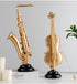 FINAL Music Band Gold Violin Artware Sculpture