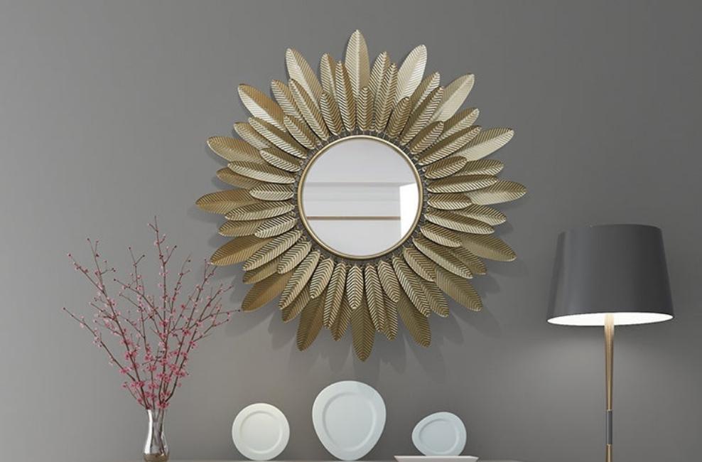 Mirror - Mirror House Decoration Wall Hanging Decor Round Sun