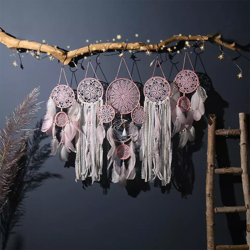 Dream Catcher -  5pcs/set handmade Feathers Dreamcatcher