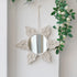 Handloom Wall Decor -  Mirror Boho Woven Mirror Tapestry
