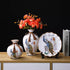 Ceramic 3PC Vases/ Jars set  With Ceramic Plate