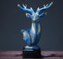 Standing Disk - Decorative Standing Disk with Modern Luxury Lucky Deer Resin Set