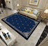 Living Room Designer Carpets - Blue Abstract designs