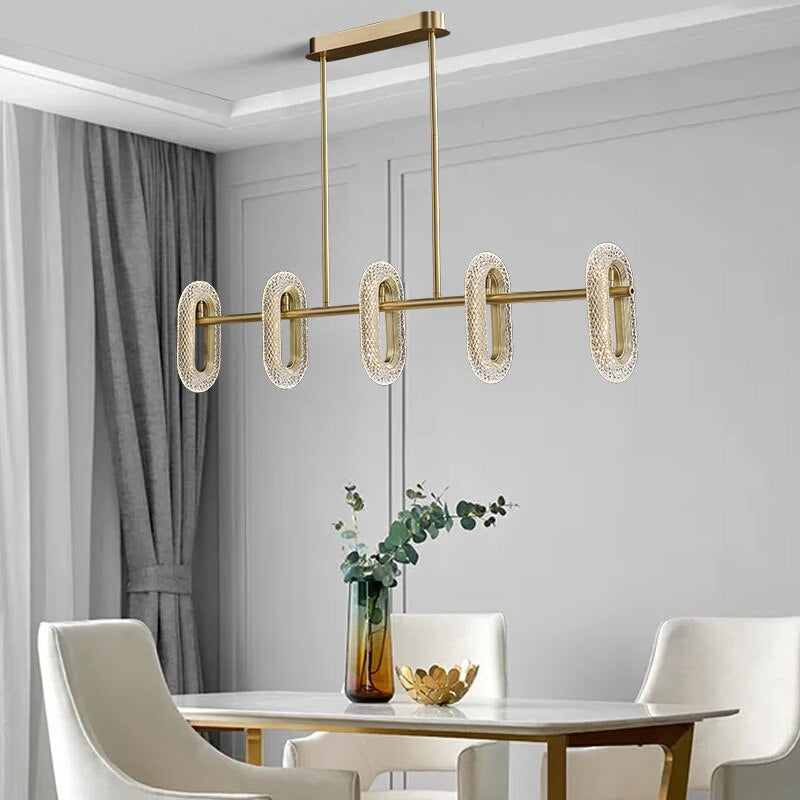 Light  - Oval Crystal Pendant Lamp