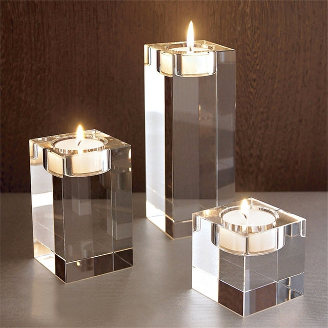 Candle holders  Glass