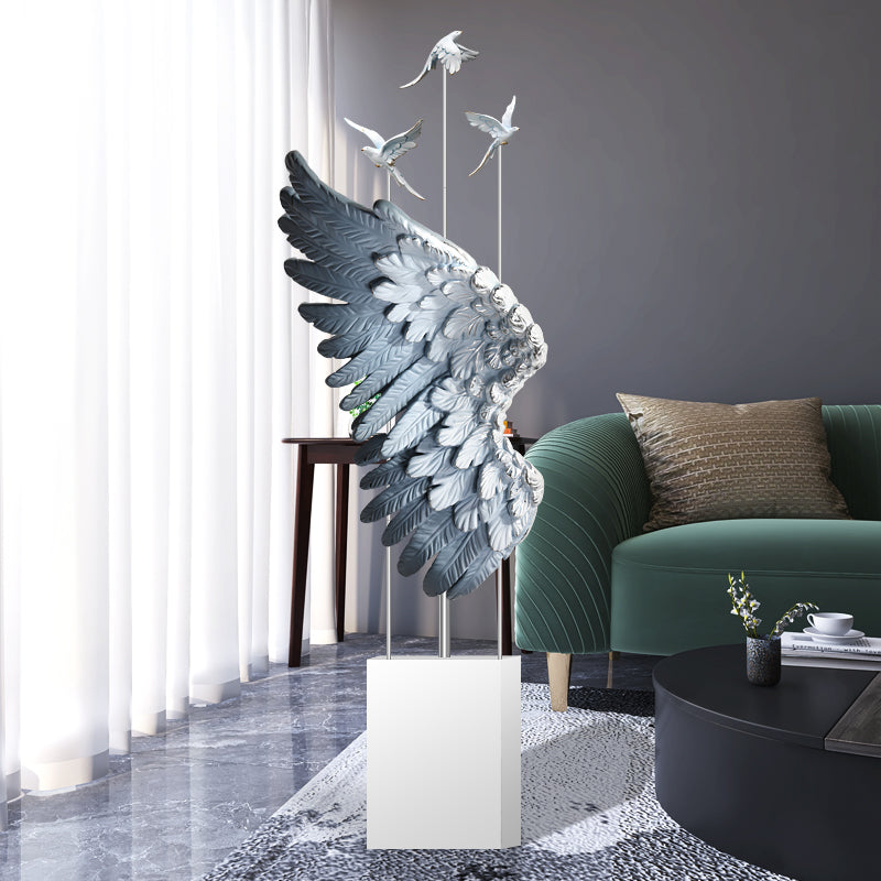 Floor Standing Large Ornaments -  Angle Wings