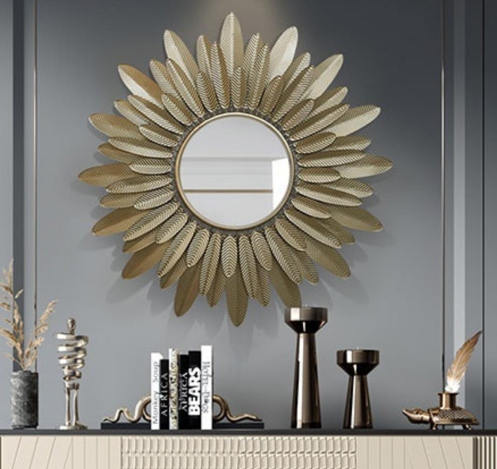 Mirror - Mirror House Decoration Wall Hanging Decor Round Sun