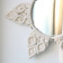 Handloom Wall Decor -  Mirror Boho Woven Mirror Tapestry